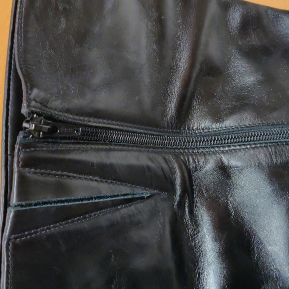 REGENCE CANADA WOMEN'S BLACK LEATHER SIDE ZIP KNEE HIGH INSULATED BOOTS SIZE 11D - Picture 4 of 7
